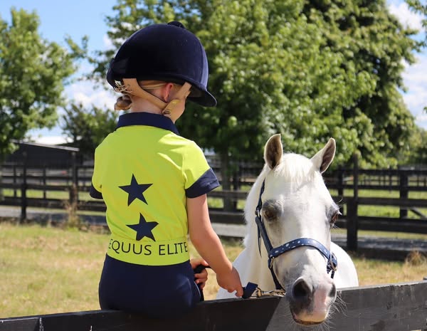 Equus Elite Kids Polo (Hi Vis)