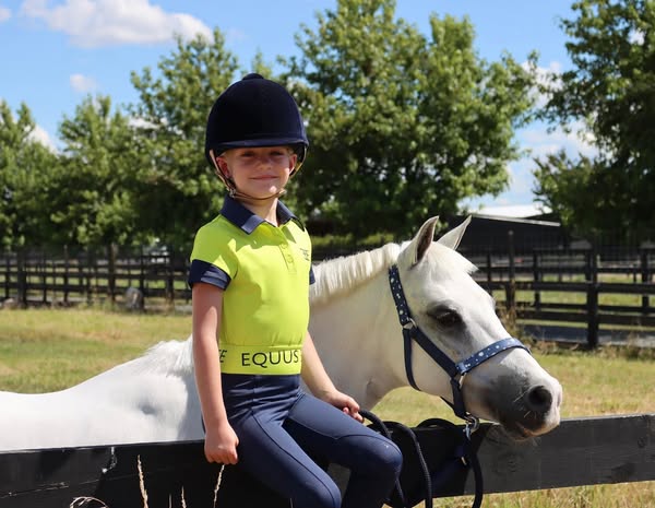 Equus Elite Kids Polo (Hi Vis)