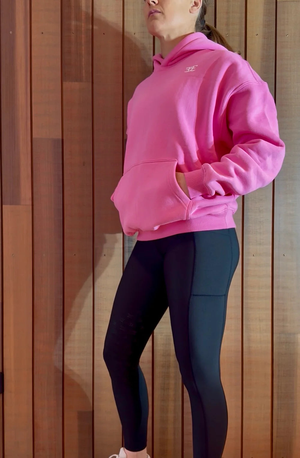 The Oversized Stable Hoodie - Pink