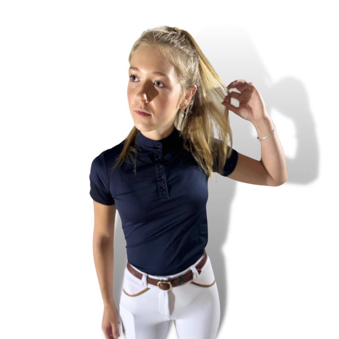 Equus Elite Performance Show Shirt - Navy