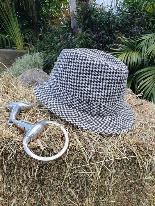 Houndstooth Trilby