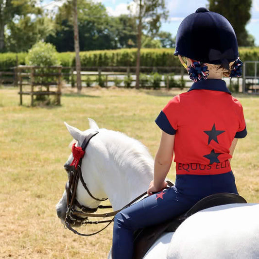Equus Elite Kids Polo (Red)
