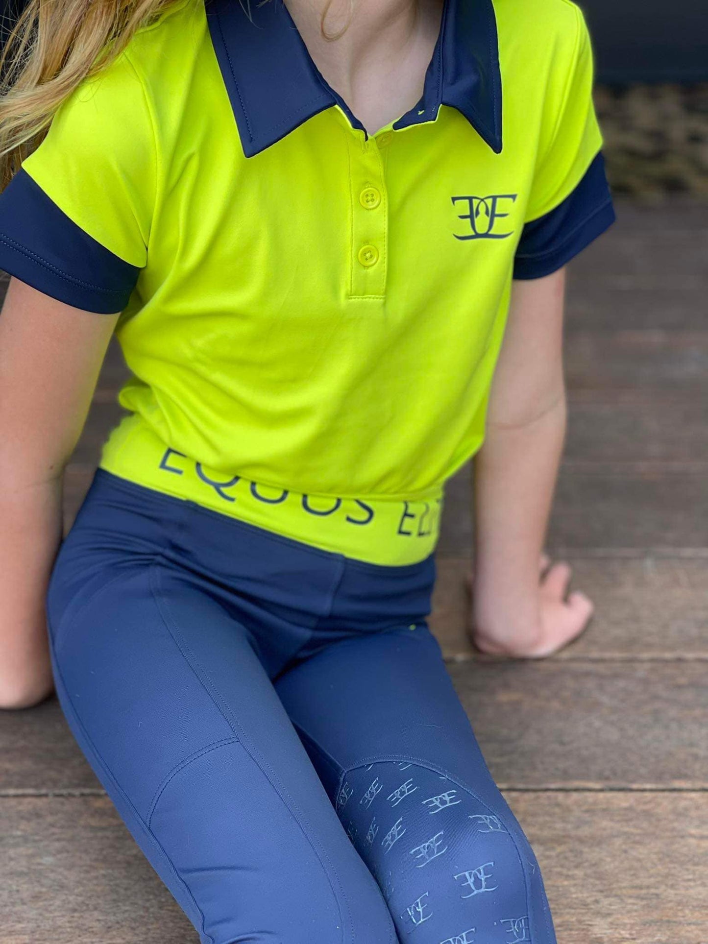 Equus Elite Kids Polo (Hi Vis)