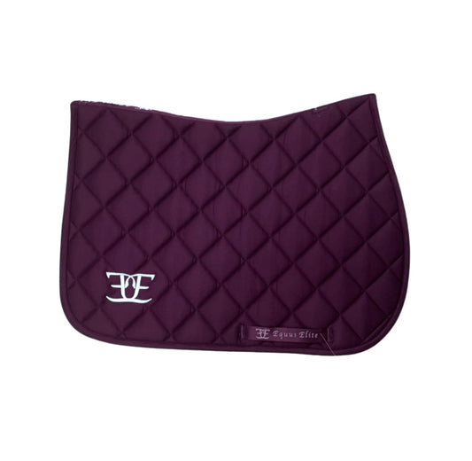 Equus Elite Saddle Pad & Ears set - Burgundy