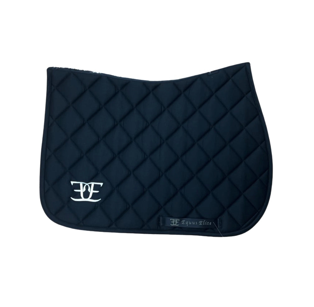 Equus Elite Saddle Pad & Ears set - Black