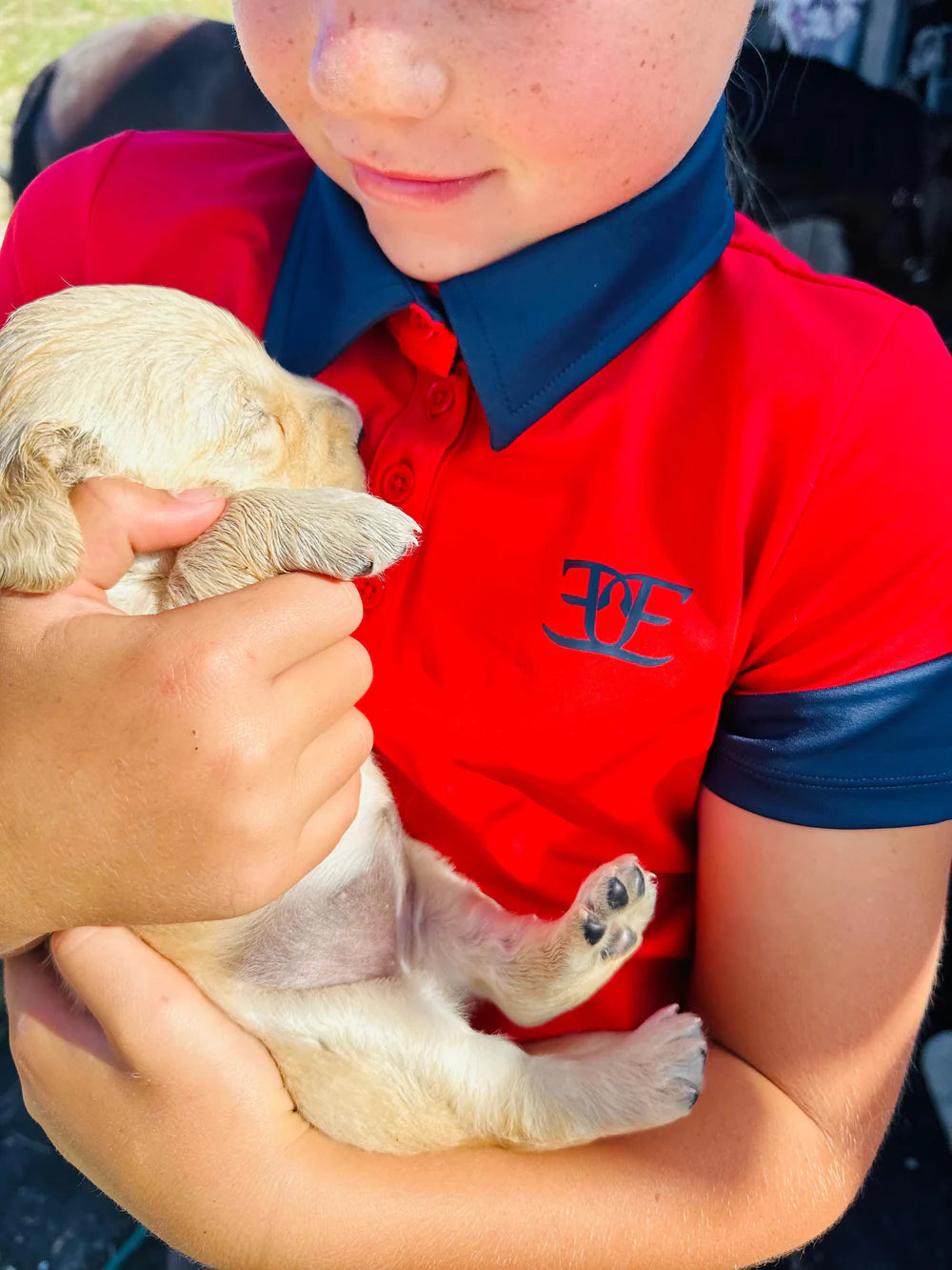Equus Elite Kids Polo (Red)