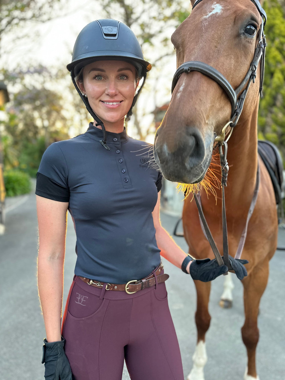 Equus Elite Performance Show Shirt - Navy